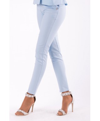 TROUSERS+BELT -LIGHT BLUE 46008-1