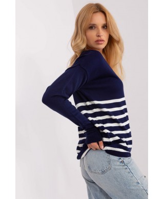 Sweter Damski Model BA-BZ-2201.62P Navy - Badu